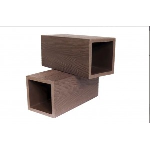 POLIVAN Столб опорный 3D WOOD (100*100), цвет ТЁМНО-КОРИЧНЕВЫЙ